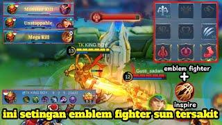 TUTORIAL MAIN SUN OFFLANER EXP LANE | EMBLEM FIGHTER DISABLING STRIKE TERSAKIT DAN SPEL INSPIRE !!!