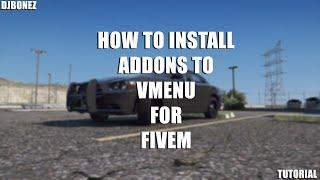 How to Install Addons For vMenu