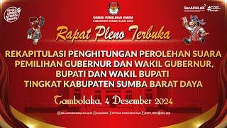 LIVE 3 - RAPAT PLENO TERBUKA KABUPATEN SUMBA BARAT DAYA 2024