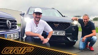 Duell der kompakten SUVs: Cupra Formentor VZ vs. VW T-Roc R | GRIP