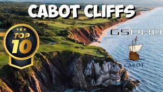 Virtual Tour: Playing Cabot Cliffs in My Home Golf Simulator! (Top 10 World Course) #gspro #golfsim