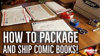 How To Package and Ship Comic Books