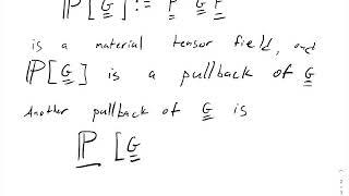 Lecture #22 Material and spatial tensor fields. Pullback and pushforward operations.