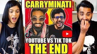 YOUTUBE VS TIK TOK: THE END | CarryMinati | REACTION!!