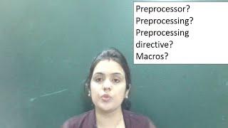preprocessor directive in c | macros in c