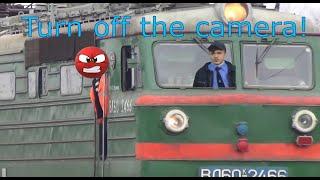 Top moments of the most evil train drivers! Russian Crazy train drivers!