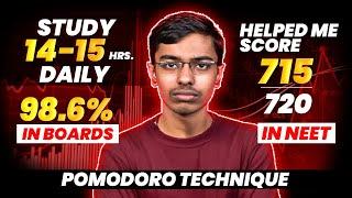 POMODORO Technique | Become Topper  #neet2025