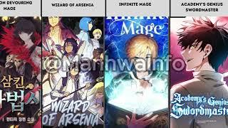 Top 10 Manhwa Where OP MC Goes To A Magic School