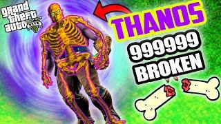 GTA 5: Breaking Every Bone As THANOS In GTA V ! ( GTA 5 mods )