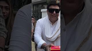 Govinda Shares Sweets with Media Friends!  #Govinda #MediaEvent #SweetMoment