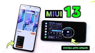 STABLE MIUI 13 New System Apps Update Game Turbo & Themes | MIUI 13