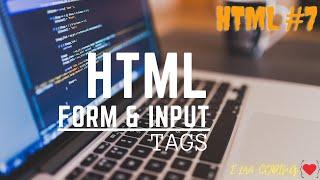 HTML#7: FORM and INPUT tags in HTML5