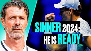 "I see Sinner playing better and stronger than Alcaraz in 2024" - Eye of the coach