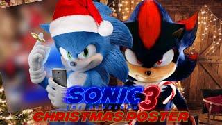 WARNING SONIC 3 SPOILERS - Sonic Movie 3: Christmas Poster - Picsart Edit