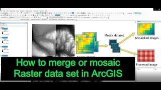 How to #merge or #mosaic #Raster data set in #ArcGIS