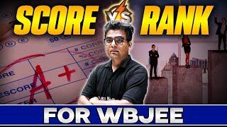 Score Vs Rank for WBJEE | WBJEE Bangla