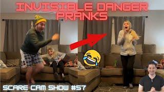 Invisible Danger Pranks || Scare Cam Show #57