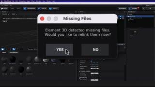 How To Relink Element 3D In After Effects | Relinking Missing Files