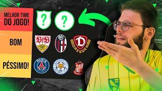 TIER LIST: OS MELHORES TIMES PARA MODO CARREIRA NO EA FC 24!!! - Collab @futhawks e @Caslufc.