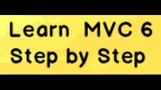 MVC Core (1.0 Core) | MVC Core Tutorial | MVC 6 Tutorial | MVC 6 Tutorial for Beginners in .NET C#