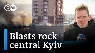 War in Ukraine: Drone strikes on central Kyiv | DW News