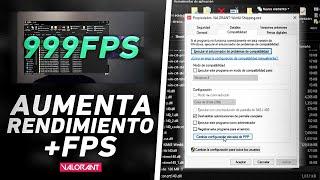 COMO SUBIR FPS Y AUMENTAR EL RENDIMIENTO (SECRETOS) | VALORANT