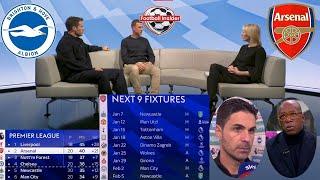 Ian Wright & Kelly Review Arsenal's Chances Of Competing With Liverpool? Mikel Arteta Interview