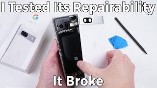 Google Copied Apples Best Feature But There's A Catch - Pixel 7a Teardown And Repair Assessment