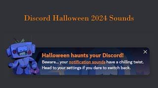 Discord Halloween Sounds 2024