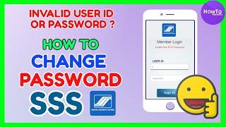 SSS Password Change: How can I change my SSS online ID and password