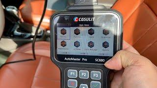 OBD2 Diagnostic Scanner With Service Reset