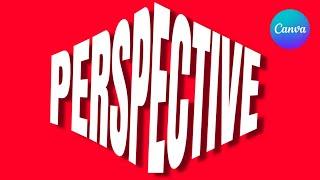 Canva Perspective Text Effect Tutorial