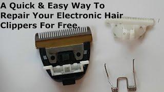 How To repair Your Electronic Hair Clippers Spring Attachment