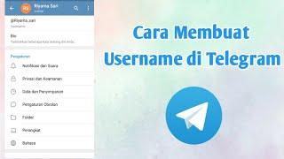 Cara Membuat Username di Telegram