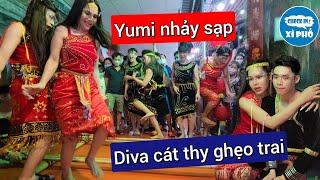 Yumi "nhảy sạp" cười bể bụng Diva Cát Thy ghẹo trai đẹp cùng Su Su, Kuppy Miu, Tâm Thảo, Linh Anh