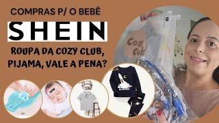 Comprinhas de pijamas na shein. COZY CLUB baby. Fralda ecológica, acessórios.