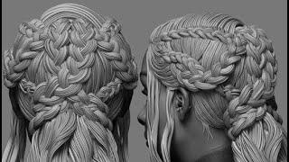 Daenerys Hair Zbrush