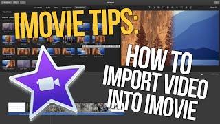 How to import and rename video into iMovie on a Mac