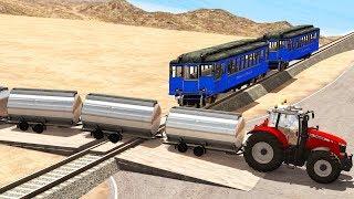 Beamng drive - Train Subway  Crashes #2