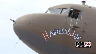 Video: The Tulsa Air and Space Museum host historic "Hairless Joe" C-47 airplane