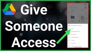 How To Give Access On Google Drive!