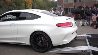 Mercedes-Benz C63s AMG Coupe C205 Sound and idle