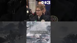 Mayor Bass speaks on the California wildfires