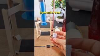 Hydraulic Press _ Dc Motor | #dcgearmotor #techexperiments #dcmotor #diy #tech