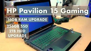 HP Pavilion 15 Gaming Laptop RAM UPGRADE & SSD UPGRADE