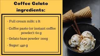 How to make gelato - Staff Ice System R151 W MAX