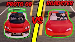 PROTO 08 is FASTER than ROADSTER??? | Roblox Jailbreak