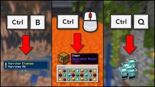 Minecraft Java Edition 1.21 - Keyboard Shortcuts & Secret Controls