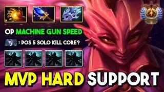 MVP HARD SUPPORT Dark Willow Aghs Scepter + Moon Shard Endless Machine Gun Shadow Realm Ability DotA