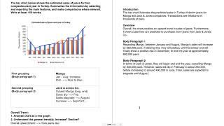 IELTS Academic Writing Task 1 - Bar Charts Lesson 2